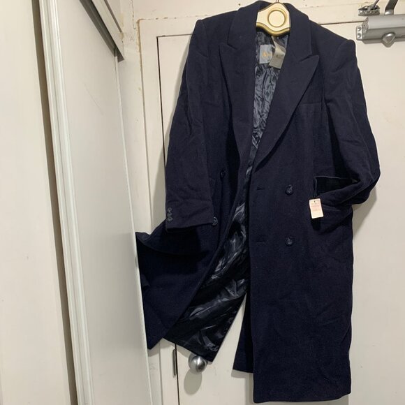 NEW VINTAGE AQUASCUTUM OF LONDON WOOL TRENCH COATS SIZE L - Picture 5 of 16